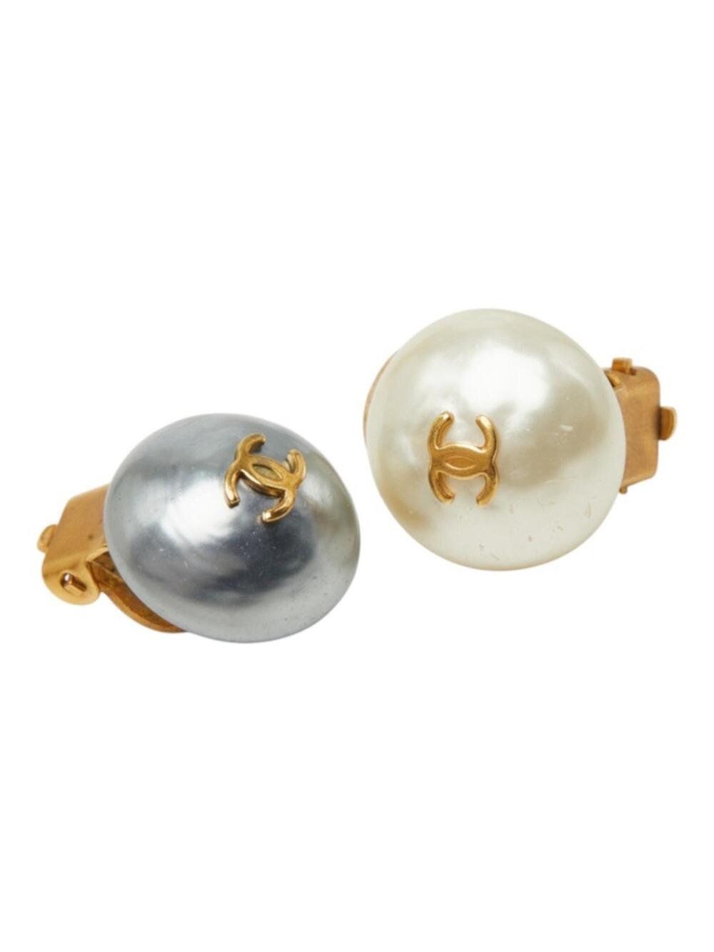 Chanel Cc Logo Clip-On Earrings Gold- #371522C41B
